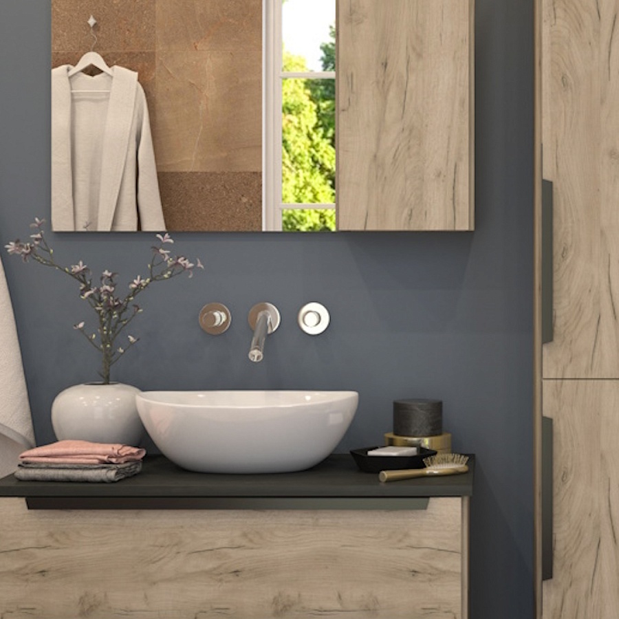 Раковина накладная Maretti Eleganza EN13NS87-844 41 см белая в 100Kran: Широкий выбор и доступные цены.