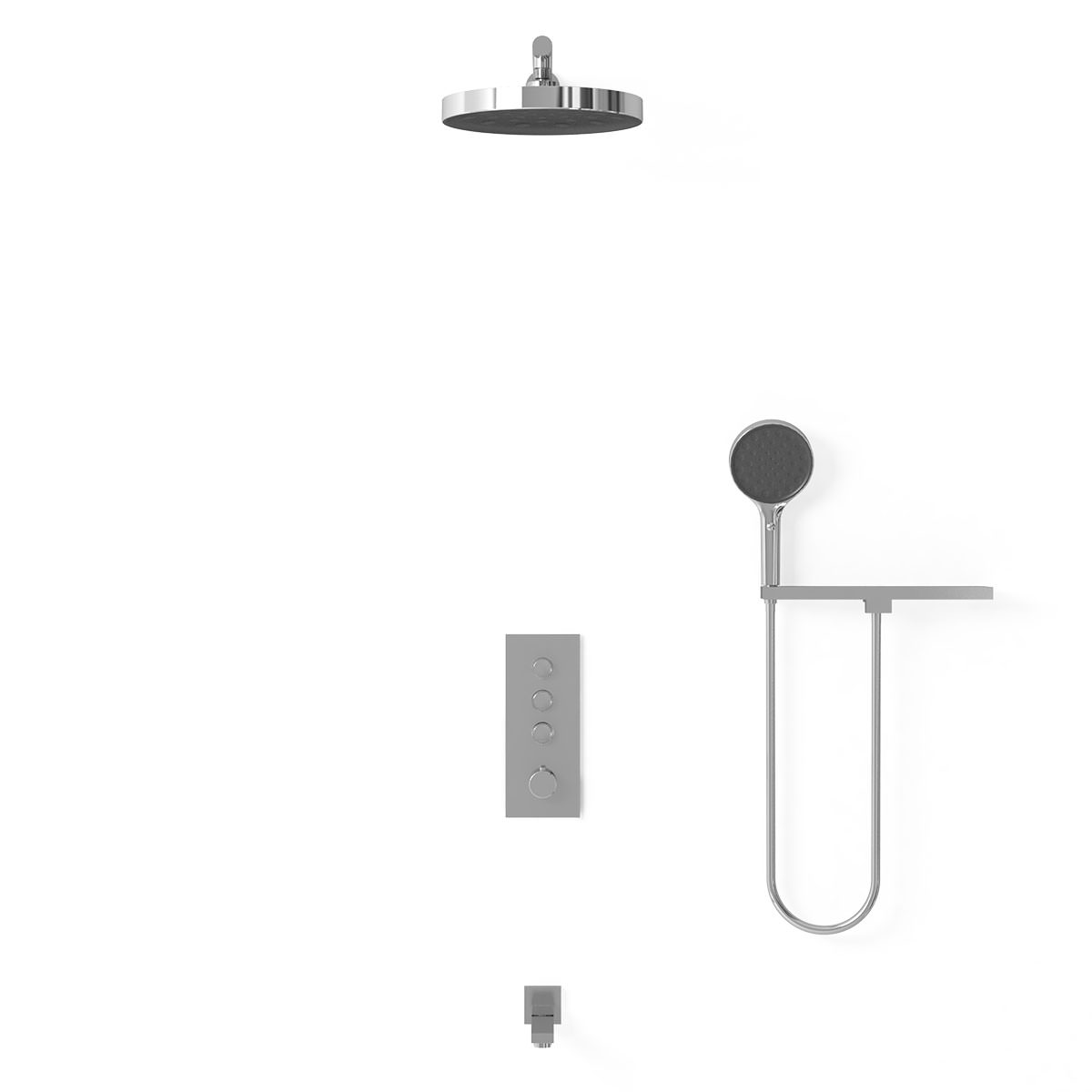 Душевая система Vincea VSFW-433TI2RCH  хром в 100Kran: Широкий выбор и доступные цены.