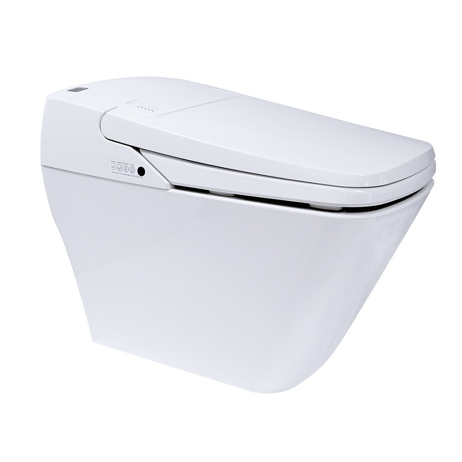 Электронный унитаз биде SensPa Tankless TCB 080SA ROUND CERAMIC с ночной подсветкой в 100Kran: Широкий выбор и доступные цены.