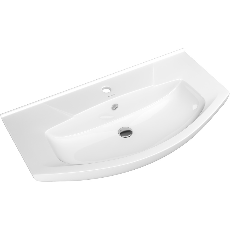 Раковина мебельная Kirovit Элеганс 85 белая в 100Kran: Широкий выбор и доступные цены.