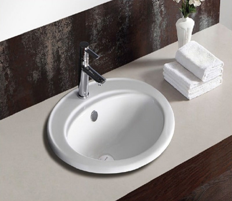 Раковина врезная  CeramaLux 9413 56 см белая в 100Kran: Широкий выбор и доступные цены.