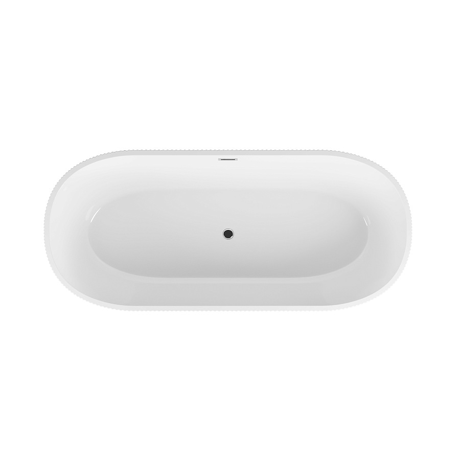 Ванна отдельностоящая Grossman Forta GR-27021MB 170х75х58 см черный/белый матовый в 100Kran: Широкий выбор и доступные цены.