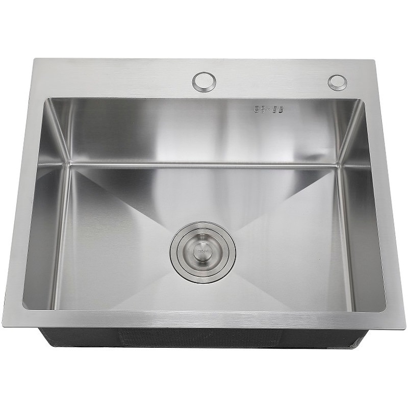 Кухонная мойка РМС 60 х 50 см MR-6050 нержавеющая сталь в 100Kran: Широкий выбор и доступные цены.