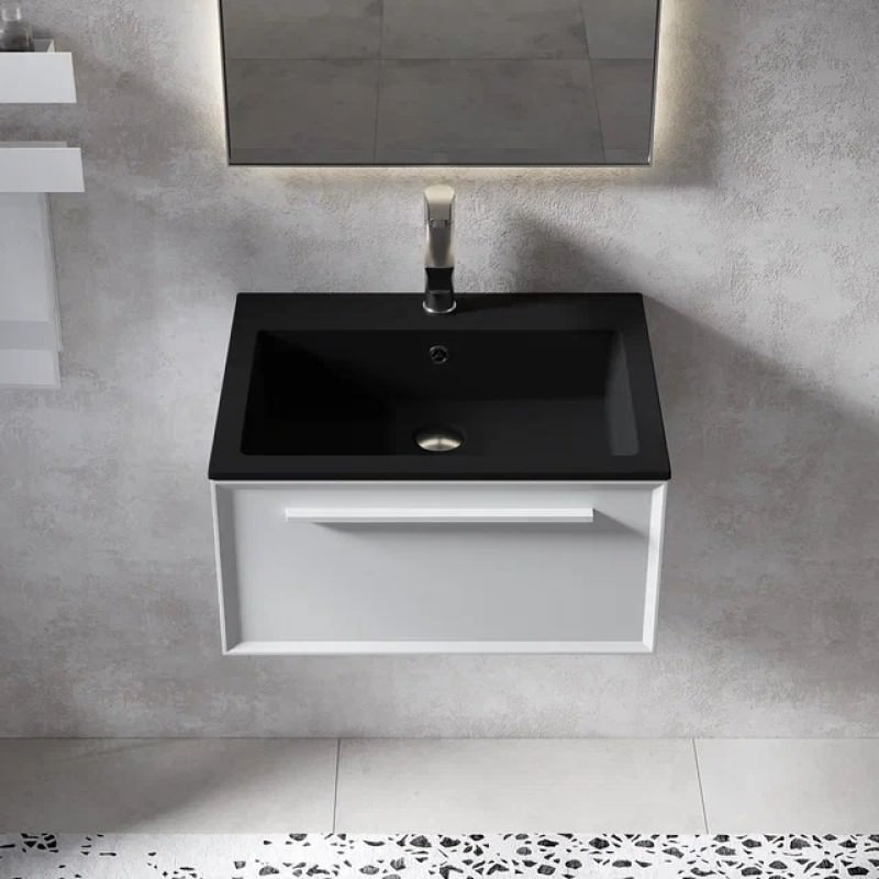 Раковина мебельная Paola Nero 600 ST-B черный в 100Kran: Широкий выбор и доступные цены.
