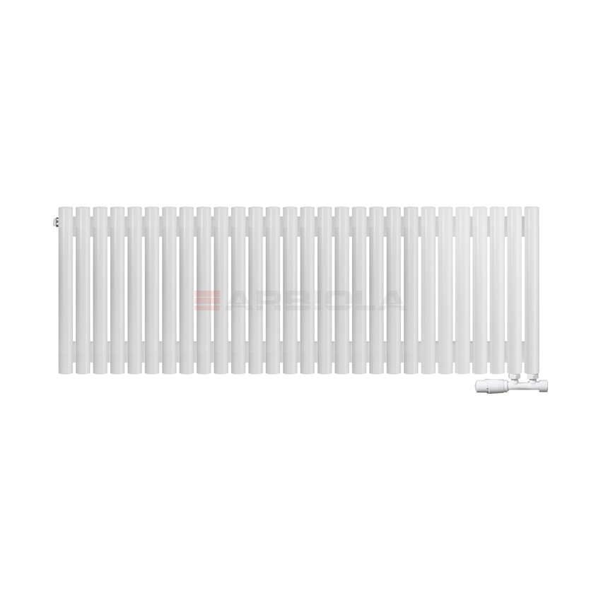 Вертикальный радиатор с нижним подключением Arbiola Iris V 108447 139,2 х 50 см белый матовый ral 9016 от интернет-магазина сантехники 100Kran!