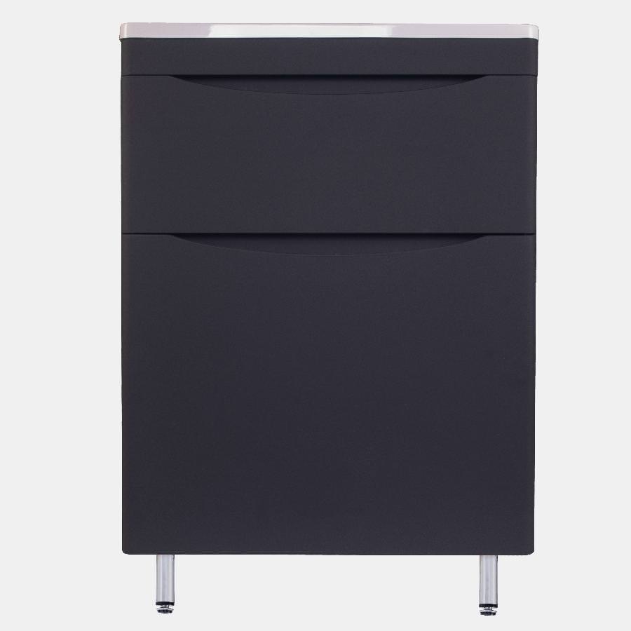 Тумба напольная Style Line Бергамо мини 60 см СС-00002308 антискрейтч черный в 100Kran: Широкий выбор и доступные цены.
