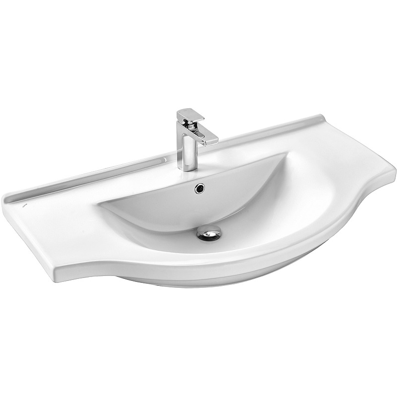 Раковина мебельная Santek Эльбрус 100 1.WH11.0.255 белая в 100Kran: Широкий выбор и доступные цены.