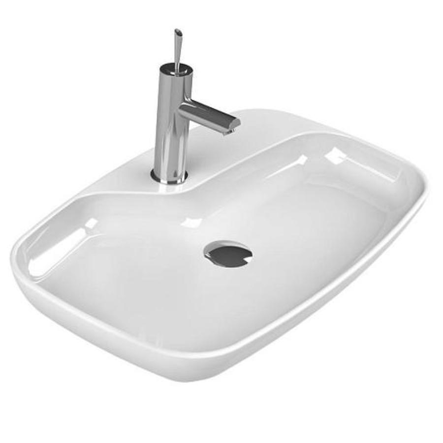Раковина мебельная CeraStyle Nova 70 см 074400-u-01 белая в 100Kran: Широкий выбор и доступные цены.