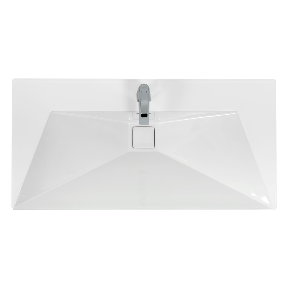 Раковина мебельная CEZARES 90 см CRYSTAL CZR-1188-900/500  белая в 100Kran: Широкий выбор и доступные цены.