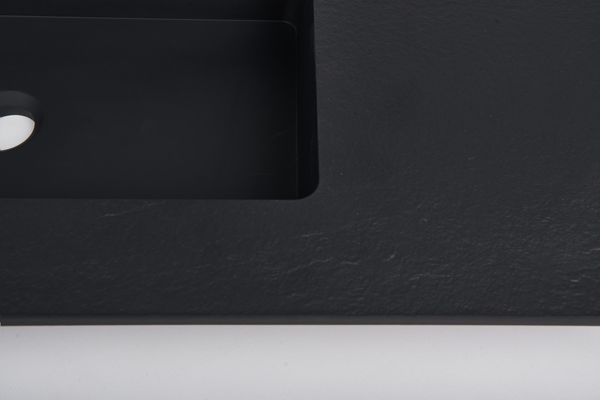 Раковина мебельная ACQUABELLA INTEGRA SF SLATE 100 NEGRO черный матовый в 100Kran: Широкий выбор и доступные цены.