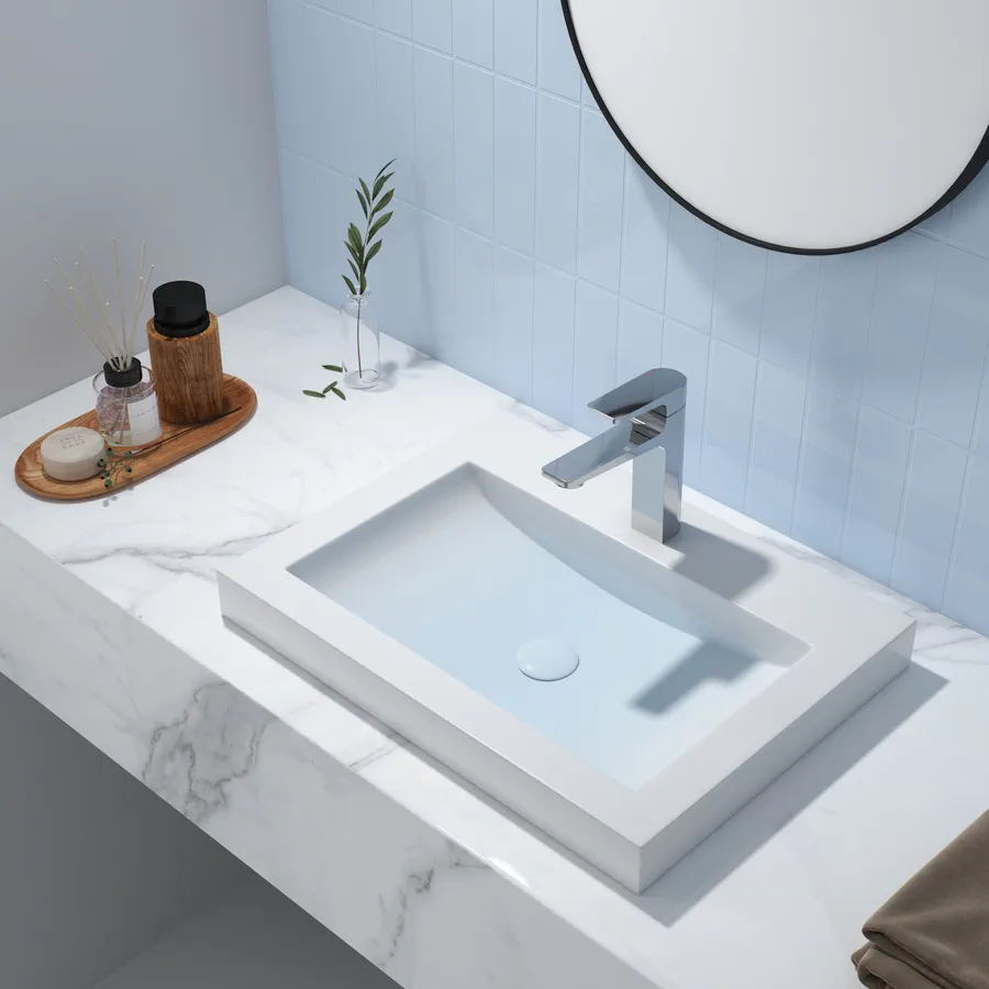 Смеситель для раковины FAUCET DREISER RH-G3001-CP хром в 100Kran: Широкий выбор и доступные цены.