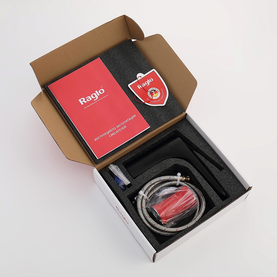 Смеситель для раковины Raglo R21.10.06 черный в 100Kran: Широкий выбор и доступные цены.