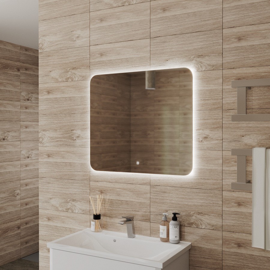 Зеркало с подсветкой Maretti Florenza FL148070P25EL 80x70 см 100Kran: Широкий выбор и доступные цены.