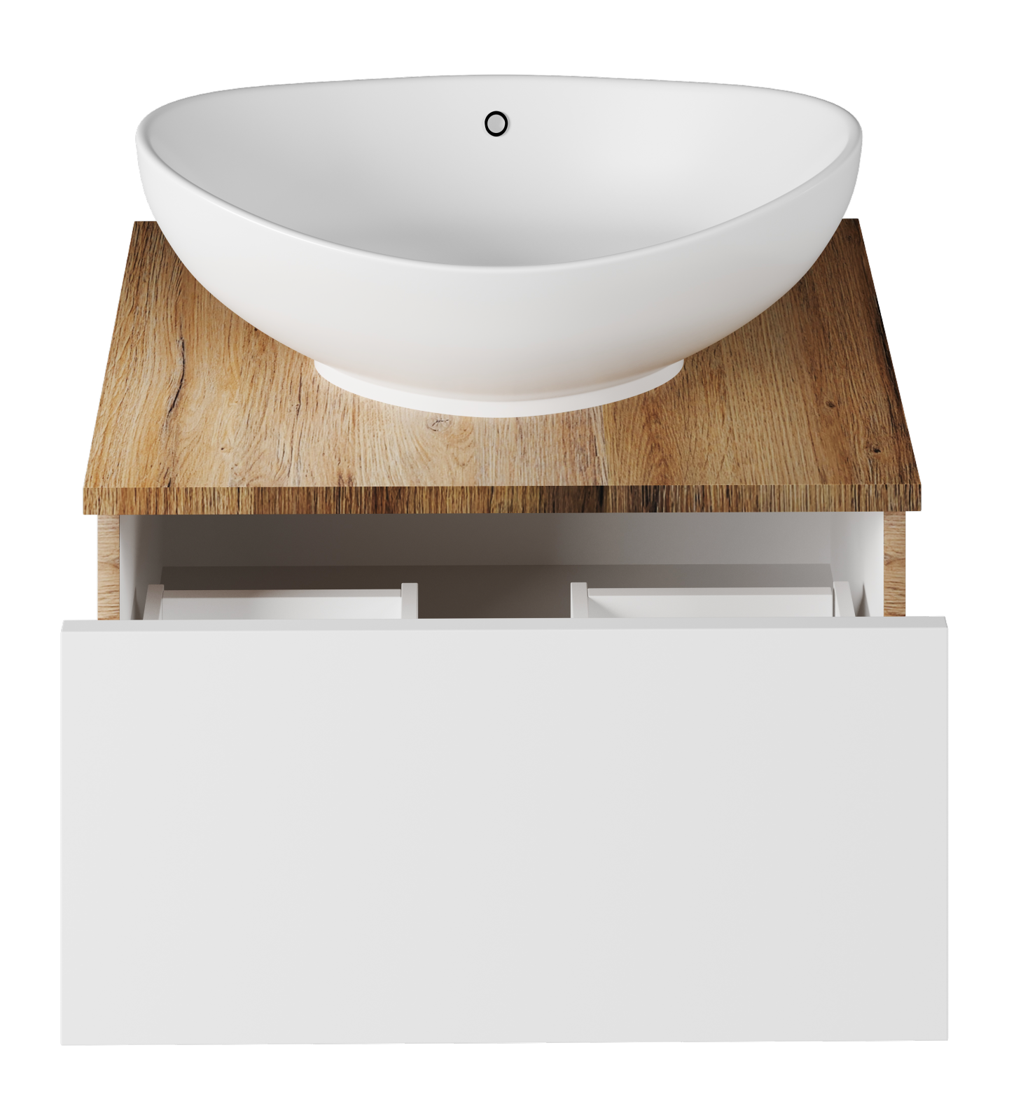 Тумба под раковину Misty Ива 60 подвесная П-Ива-01060-951Я белый/каштан в 100Kran: Широкий выбор и доступные цены.