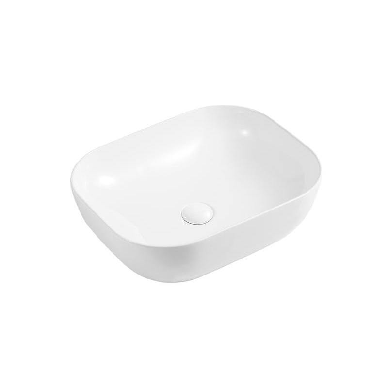 Раковина накладная D&K Venice 49 см DT1020116 белая в 100Kran: Широкий выбор и доступные цены.