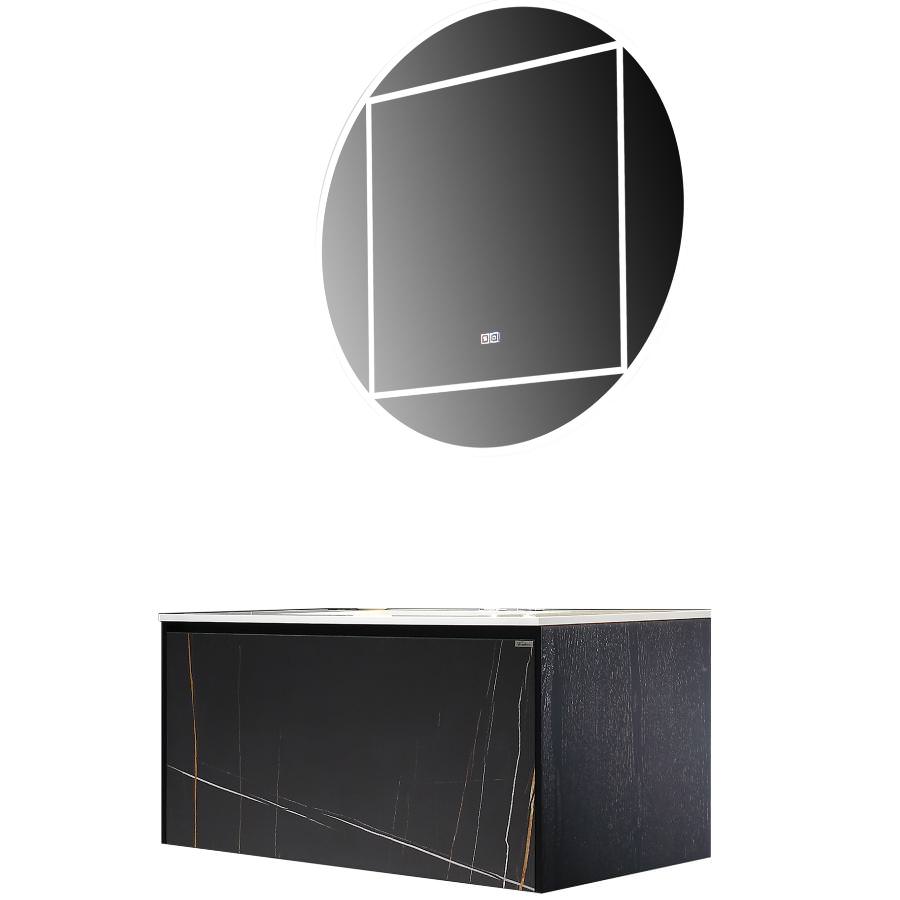 Тумба подвесная с раковиной Maxonor Pure Life SALON ESTILO 100 см PL-MC09-99-BN лорен чёрный в 100Kran: Широкий выбор и доступные цены.