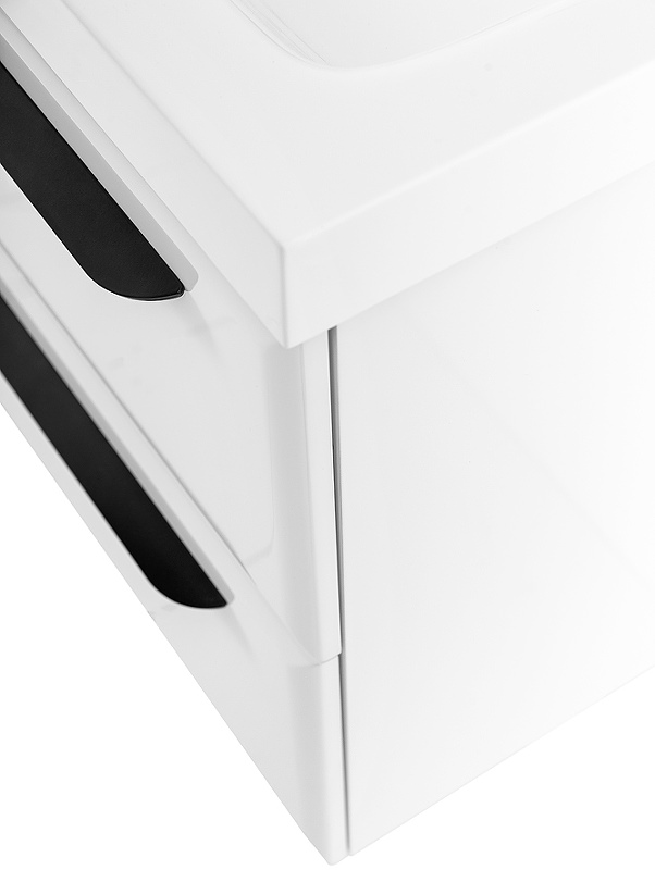 Тумба с раковиной подвесная CEZARES 120 см ECO-1200-4C-SO-2-BL Bianco Lucido в 100Kran: Широкий выбор и доступные цены.