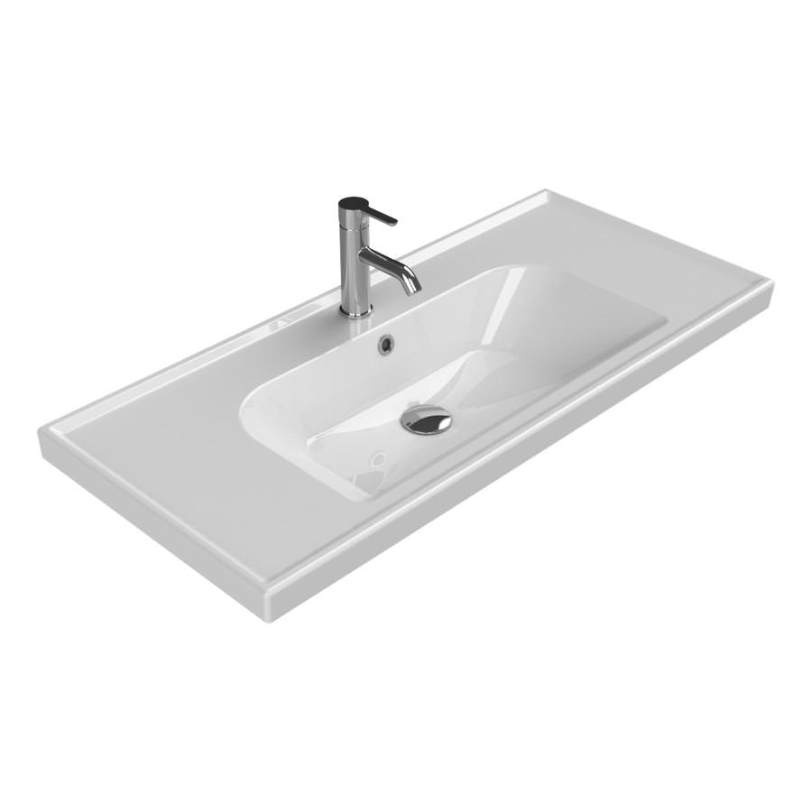 Раковина мебельная CeraStyle Frame 100 см 031400-u белая в 100Kran: Широкий выбор и доступные цены.