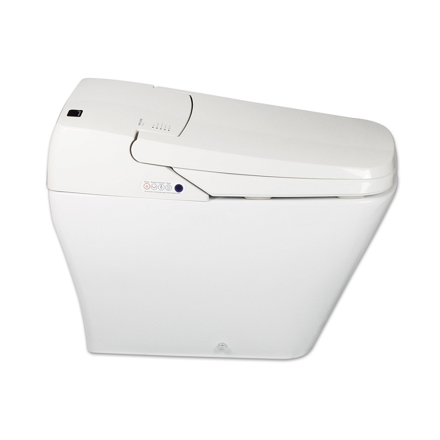 Электронный унитаз биде SensPa Tankless TCB 080SA ROUND CERAMIC с ночной подсветкой в 100Kran: Широкий выбор и доступные цены.