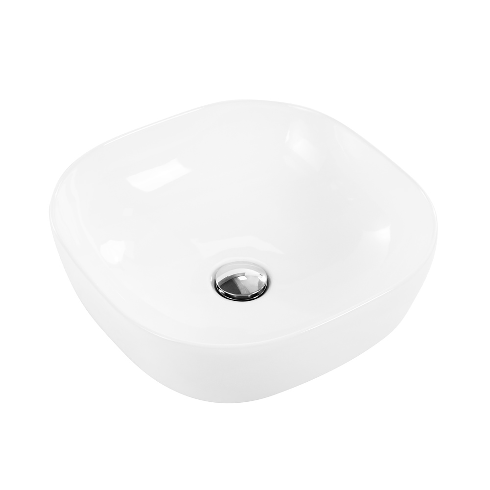 Накладная раковина BelBagno BB1301 42,5  см белая глянцевая в 100Kran: Широкий выбор и доступные цены.