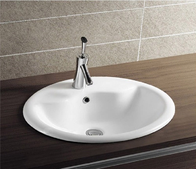 Раковина врезная CeramaLux 316 57 см белая в 100Kran: Широкий выбор и доступные цены.