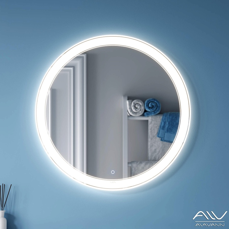 Зеркало с подсветкой Alavann Solis 60 см ALV0116001 100Kran: Широкий выбор и доступные цены.