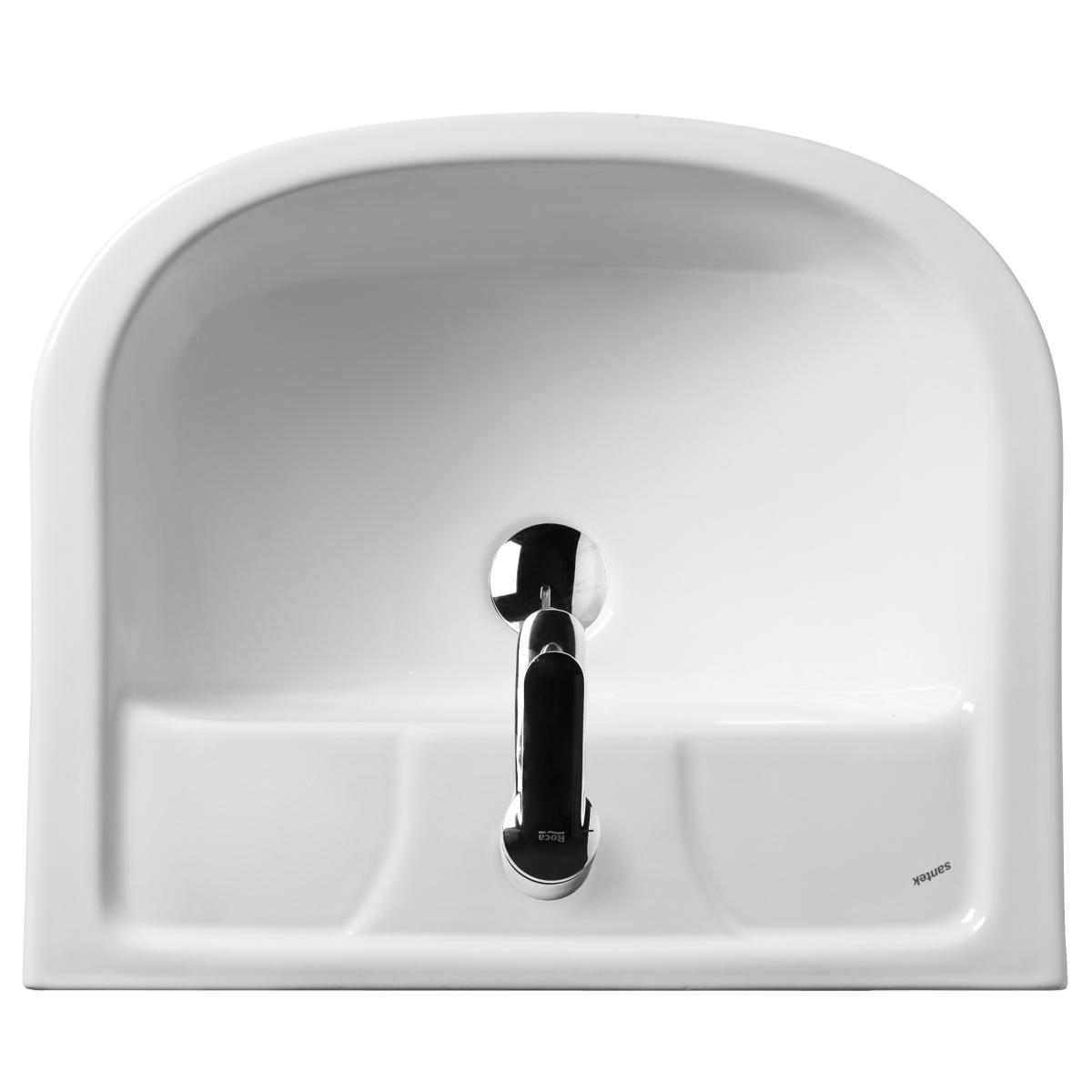 Раковина мебельная Santek Ладога 50 1WH110256 белая в 100Kran: Широкий выбор и доступные цены.