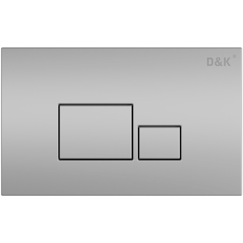 Клавиша смыва D&K Quadro DB1519002 хром в 100Kran: Широкий выбор и доступные цены.