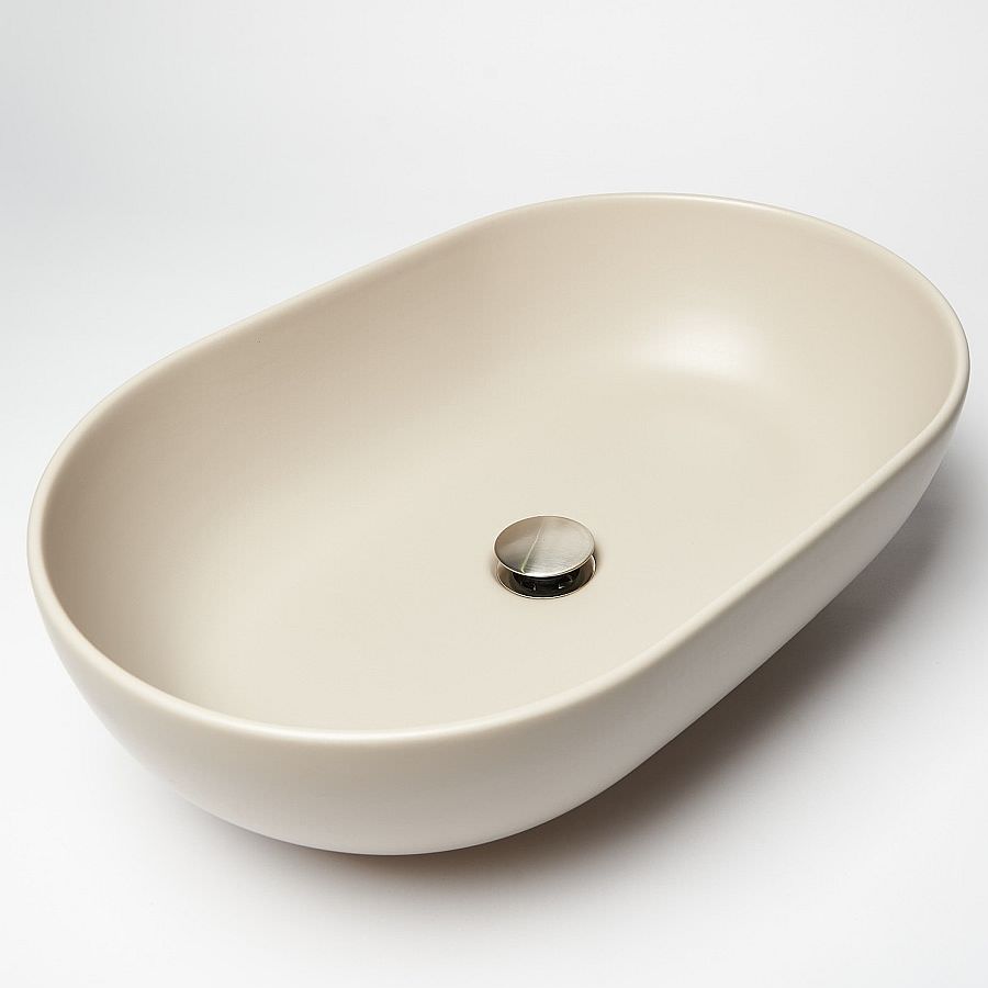 Раковина накладная GALASSIA DREAM 60 7308SA саббия песочный  матовый в 100Kran: Широкий выбор и доступные цены.
