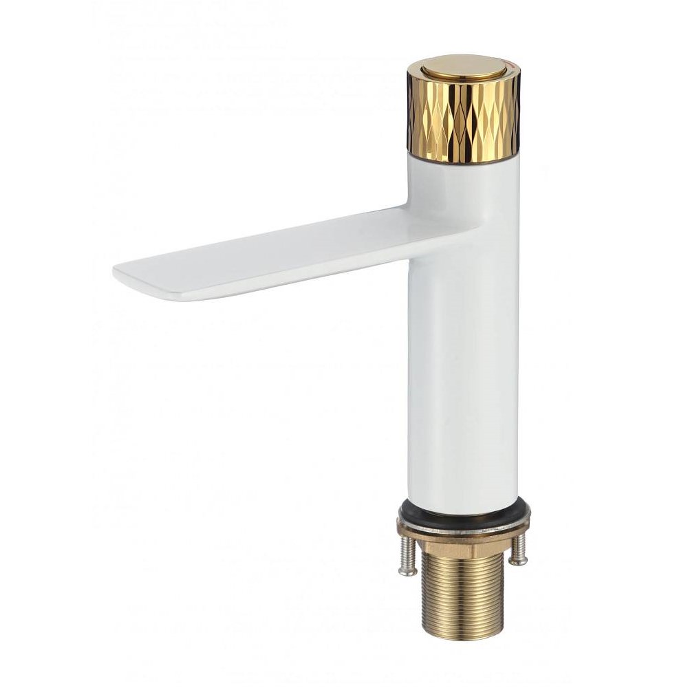 Смеситель для раковины Savol S-601810WB белый/золото в 100Kran: Широкий выбор и доступные цены.