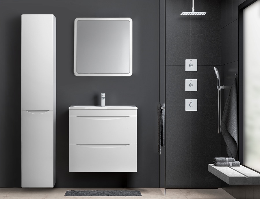 Пенал напольный Style Line 30 см  Бергамо СС-00002326 антискрейтч белый в 100Kran: Широкий выбор и доступные цены.