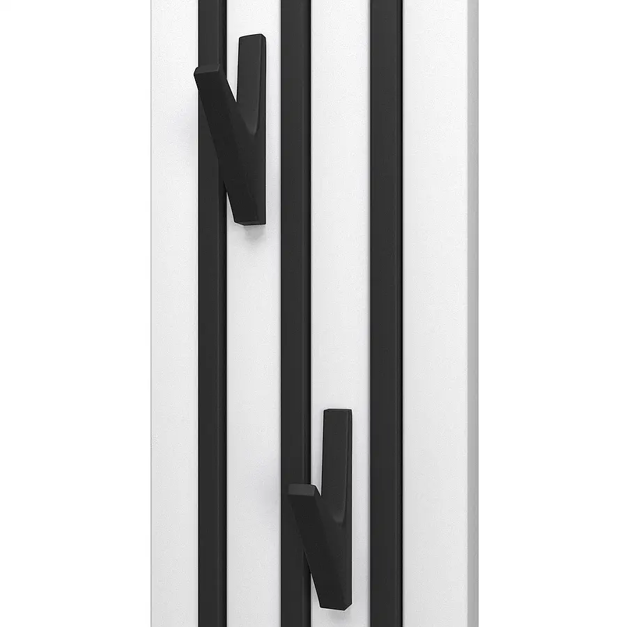 Полотенцесушитель электрический Point Пиано PN19722WB 15x120 диммер слева белый черный в 100Kran: Широкий выбор и доступные цены.