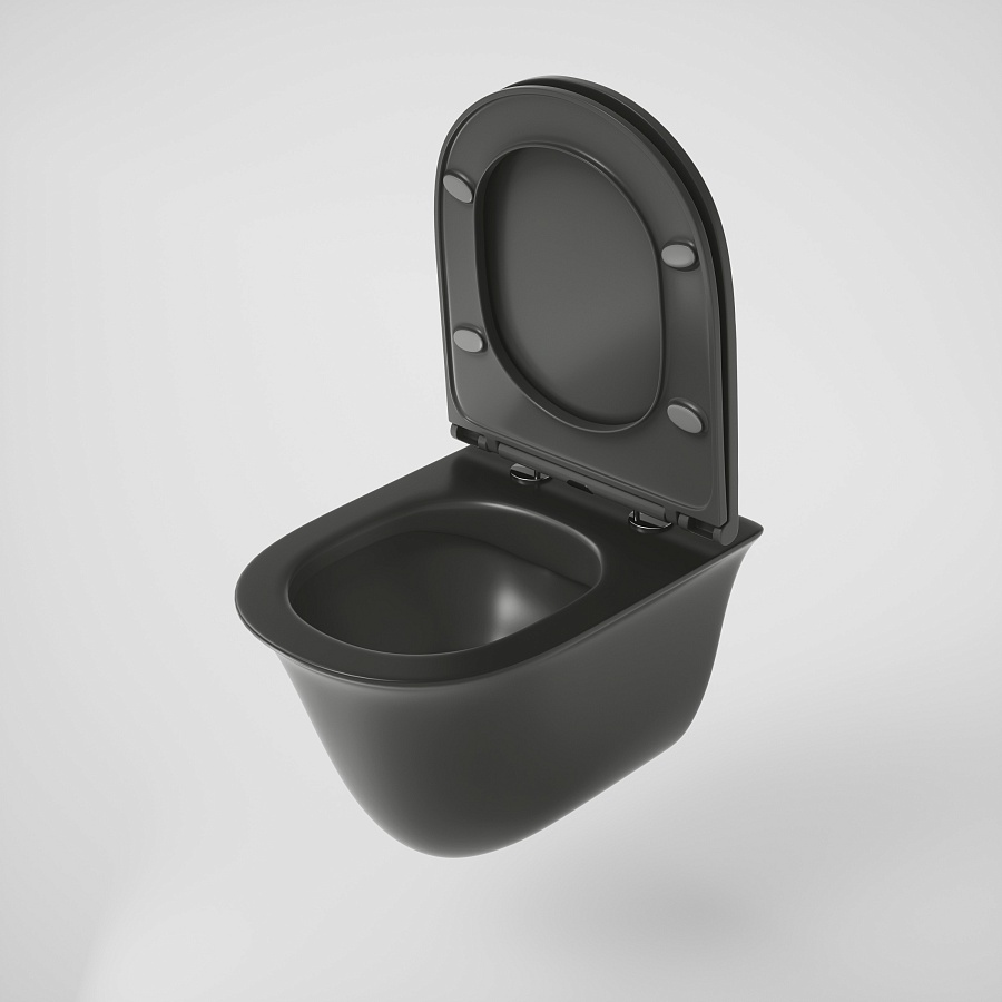 Унитаз подвесной Grossman GR-4412BMS безободковый черный матовый в 100Kran: Широкий выбор и доступные цены.