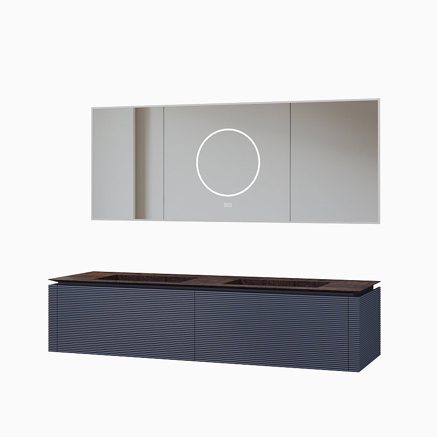 Зеркало с подсветкой Maxonor Pure Life SALON JASPER 180x70 см PL-FMR08-180 древесный уголь 100Kran: Широкий выбор и доступные цены.