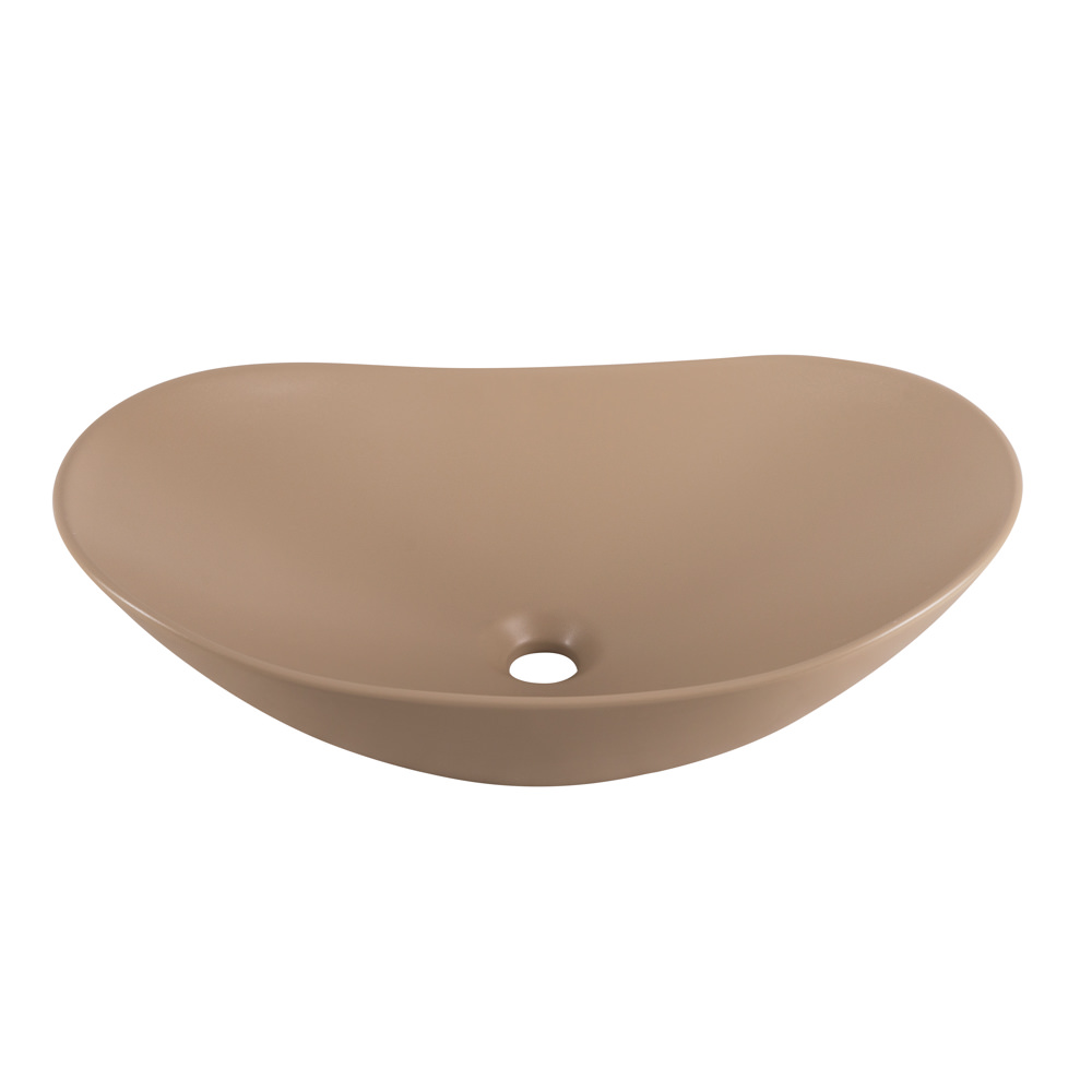 Накладная раковина BelBagno BB1404-H316 60,5  см бежевая матовая в 100Kran: Широкий выбор и доступные цены.