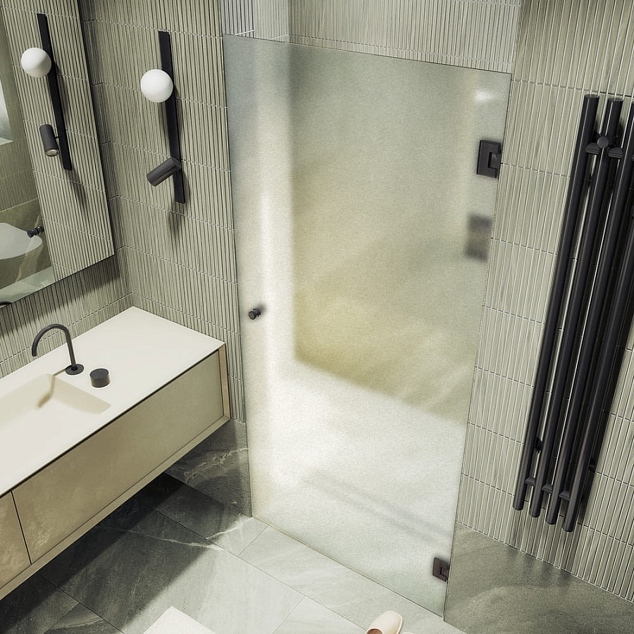 Дверь в нишу MaybahGlass MGD-527-6 195x90 см стекло сатин в 100Kran: Широкий выбор и доступные цены.