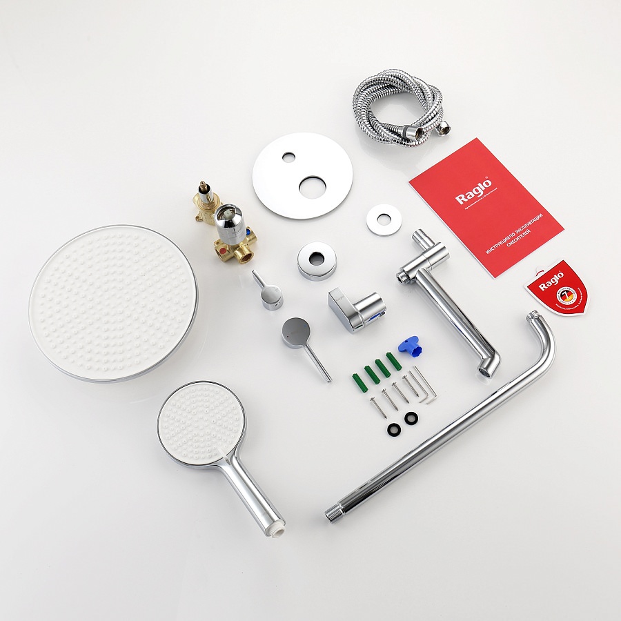 Душевая система встраиваемая Raglo R20.27 хром в 100Kran: Широкий выбор и доступные цены.