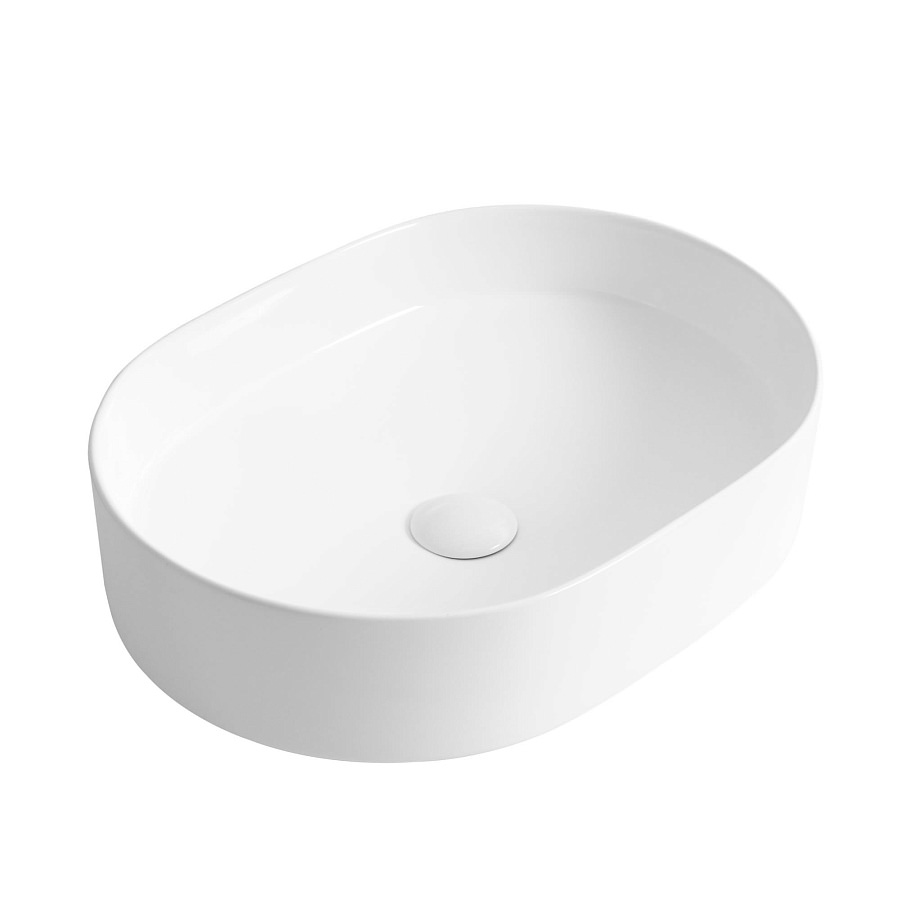 Накладная раковина BelBagno BB1483 50  см белая глянцевая в 100Kran: Широкий выбор и доступные цены.