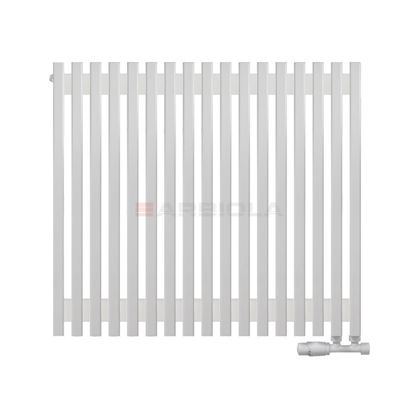 Вертикальный радиатор с нижним подключением Arbiola Compact V 102348 83 х 70 см белый матовый ral 9016 от интернет-магазина сантехники 100Kran!