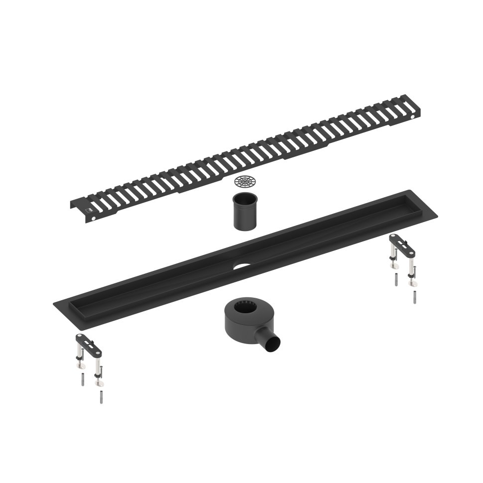Душевой лоток TIMO Drain System DS230106/03 черный в 100Kran: Широкий выбор и доступные цены.