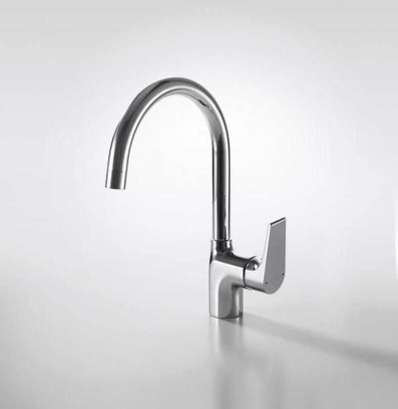 Смеситель для кухни Bravat VEGA F7119177CP-3 хром в 100Kran: Широкий выбор и доступные цены.