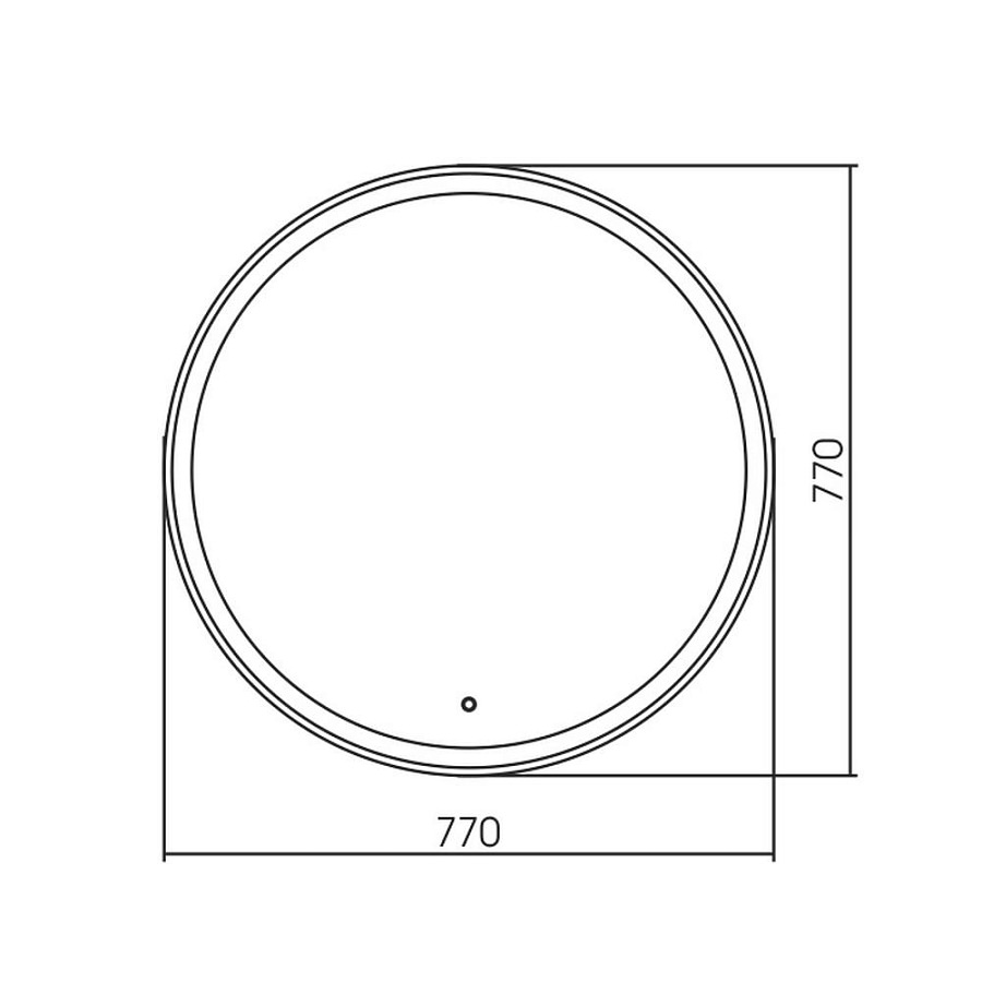 Зеркало с подсветкой Silver Mirrors Perla neo D77 см LED-00002400 100Kran: Широкий выбор и доступные цены.