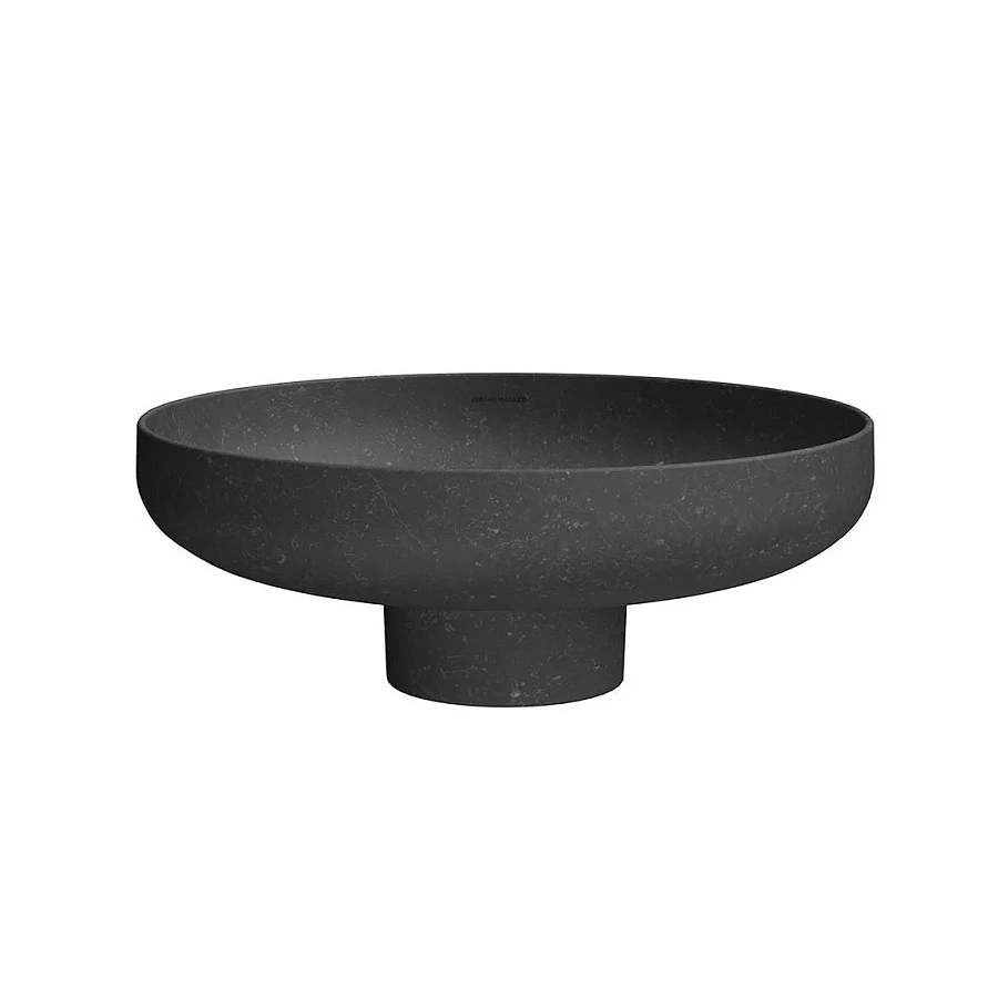 Раковина Kerama Marazzi SAFI 46 см KMSFWb46MBlSt0 черная матовая в 100Kran: Широкий выбор и доступные цены.
