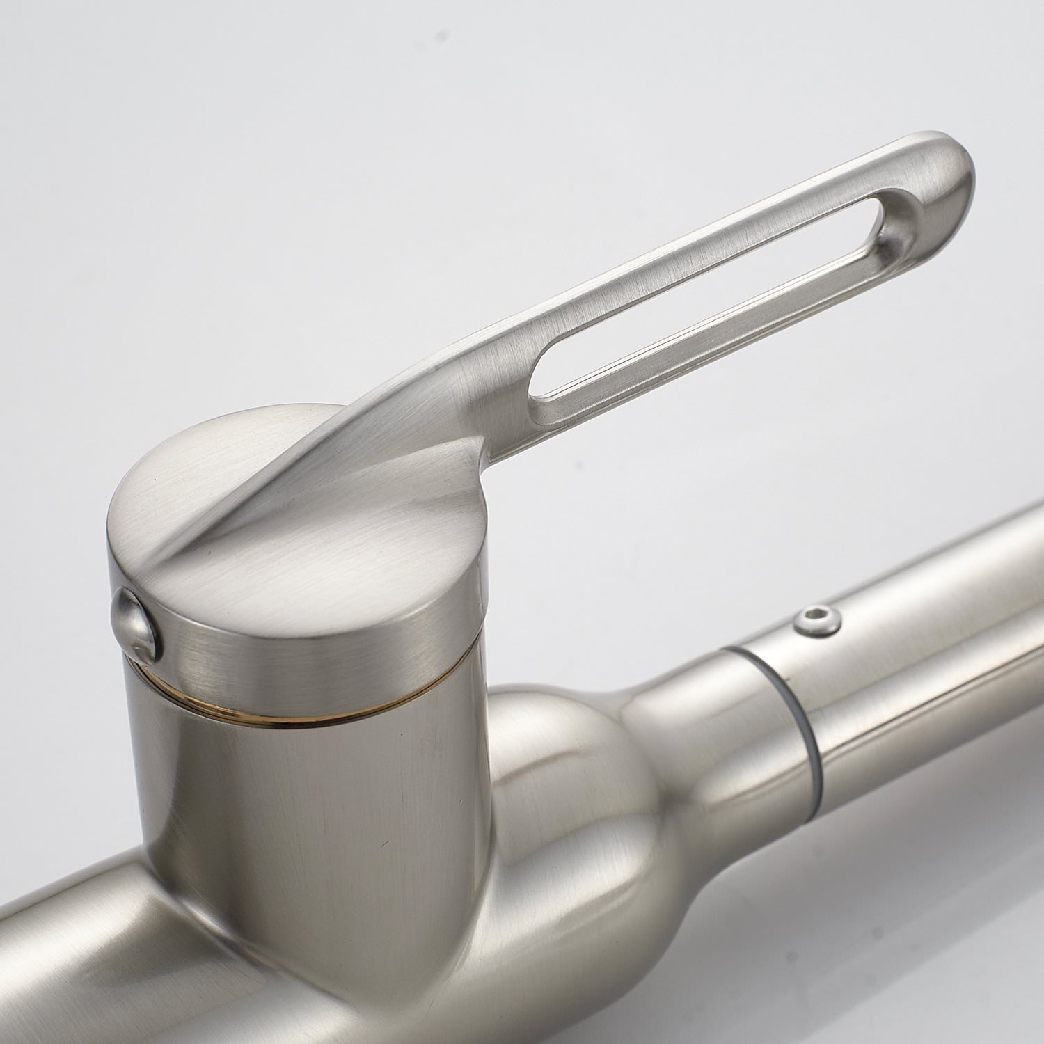 Смеситель для кухни с гибким изливом Raffine F303L-3 сатин в 100Kran: Широкий выбор и доступные цены.