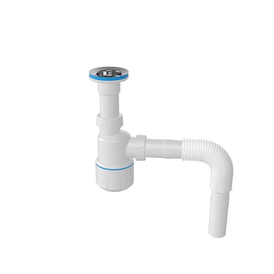 Сифон для умывальника Nova NV1050 выпуск 64 мм в 100Kran: Широкий выбор и доступные цены.