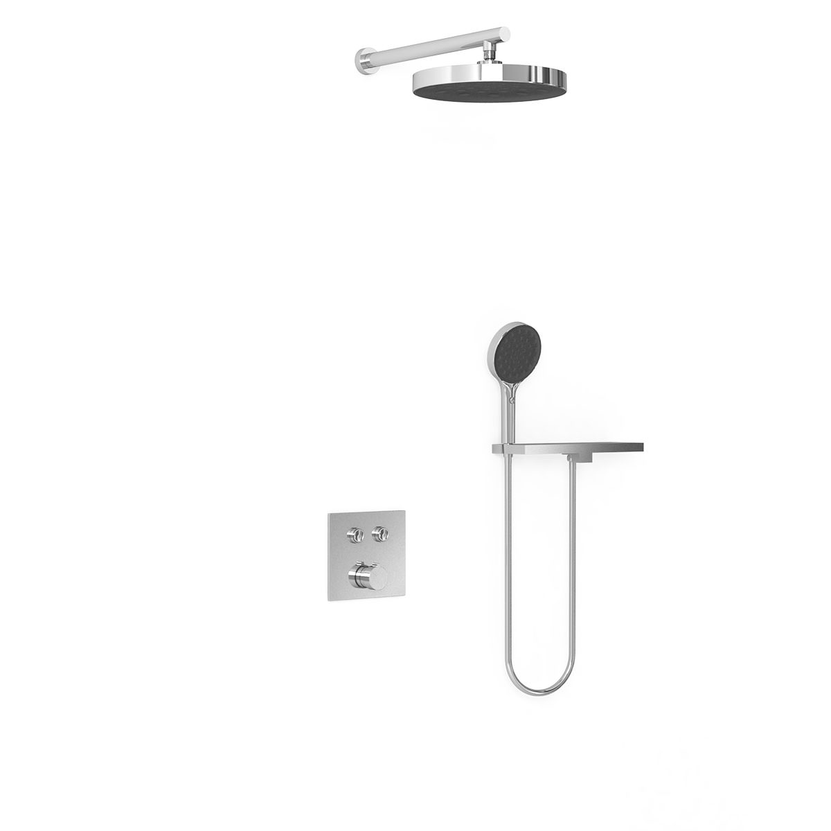 Душевая система Vincea VSFW-4I212RCH  2 режима хром в 100Kran: Широкий выбор и доступные цены.