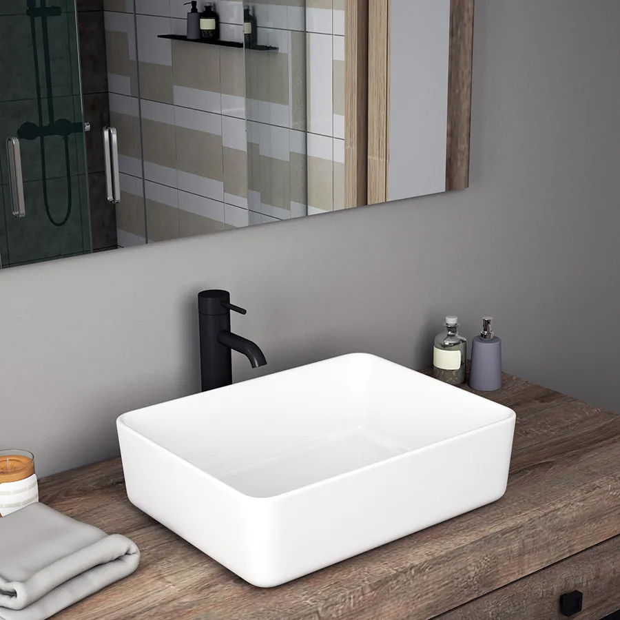 Раковина накладная Maretti Umbria UM13NS03-844 47,5 см белая в 100Kran: Широкий выбор и доступные цены.