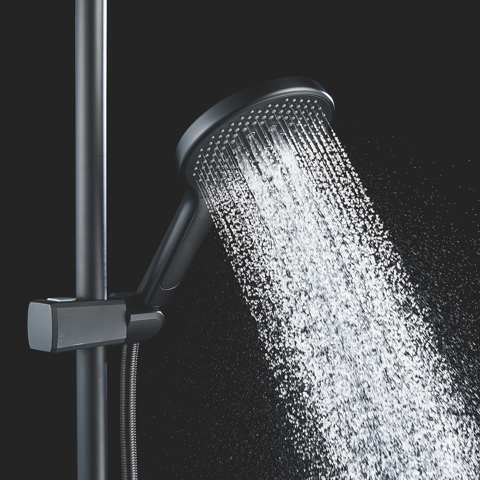 Душевая система Rose R3936H черный в 100Kran: Широкий выбор и доступные цены.