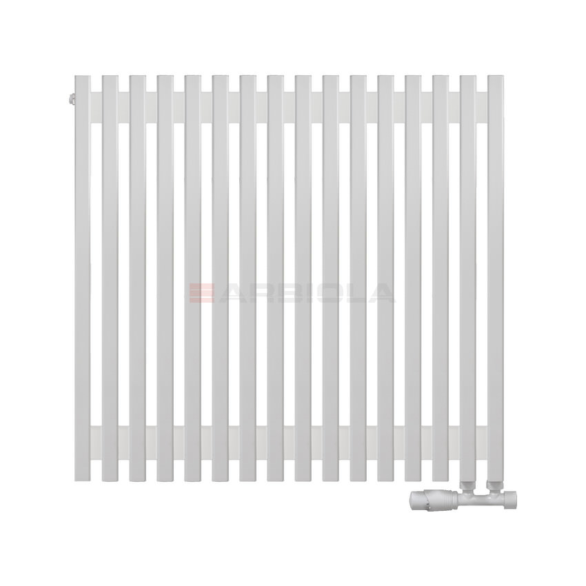 Вертикальный радиатор с нижним подключением Arbiola Compact V 102447 78 х 75 см белый матовый ral 9016 от интернет-магазина сантехники 100Kran!