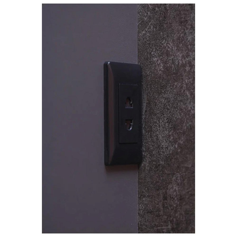 Зеркальный шкаф с подсветкой Silver Mirrors Фиджи-Антрацит 60 х 80 см  - 3.2 LED-00003043 правый часы, ТХ, подогрев, сенсорный выключатель создать уют и комфорт, это просто!